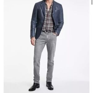 NWT JOHN VARVATOS J702 JAVIER WASH size 29x32 gray denim jeans slim fit